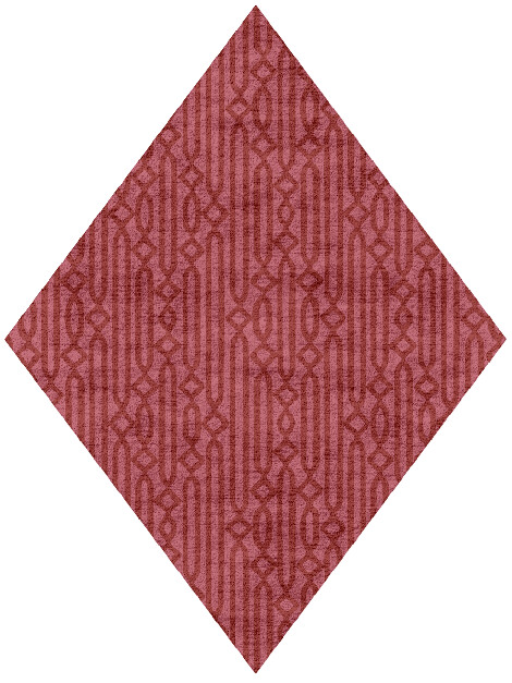 Cellulose Modern Geometrics Diamond Hand Tufted Bamboo Silk Custom Rug by Rug Artisan
