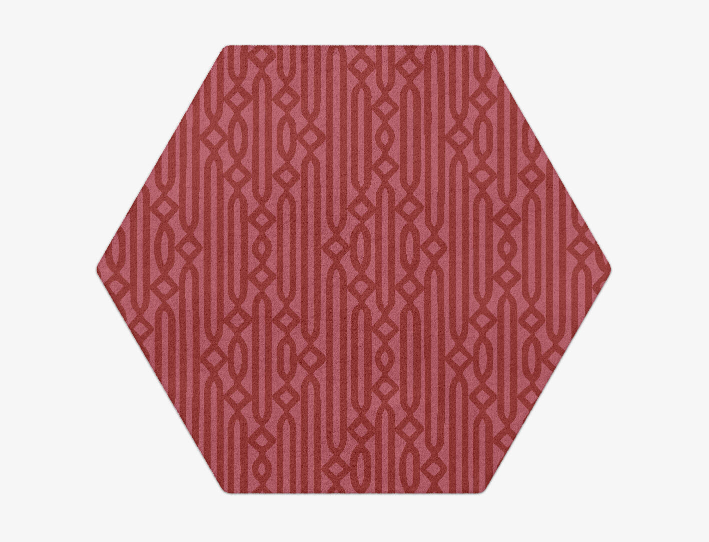 Cellulose Modern Geometrics Hexagon Hand Tufted Pure Wool Custom Rug by Rug Artisan