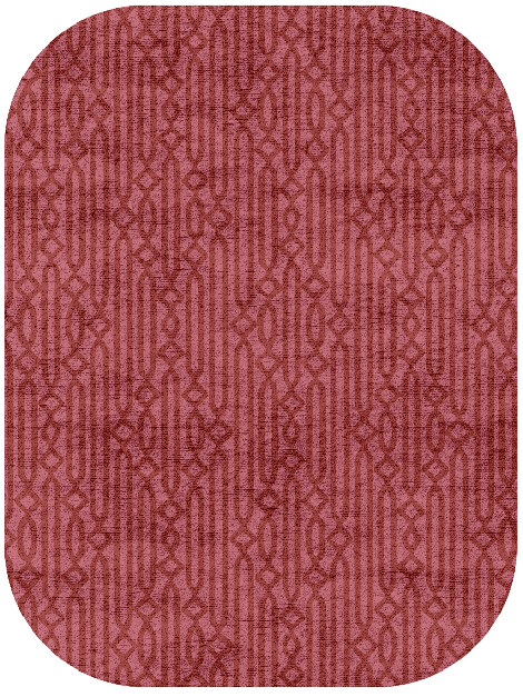 Cellulose Modern Geometrics Oblong Hand Tufted Bamboo Silk Custom Rug by Rug Artisan