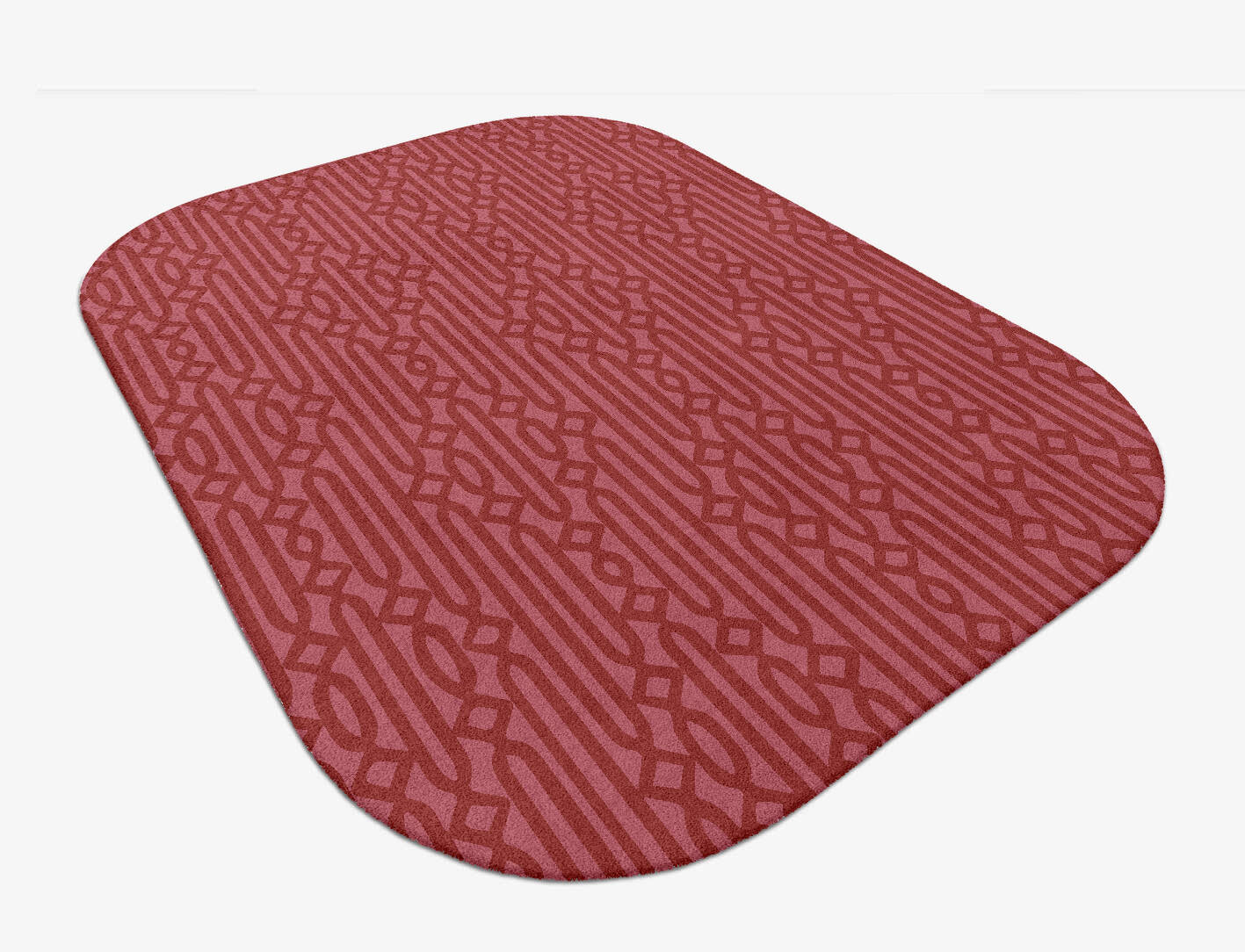 Cellulose Modern Geometrics Oblong Hand Tufted Pure Wool Custom Rug by Rug Artisan