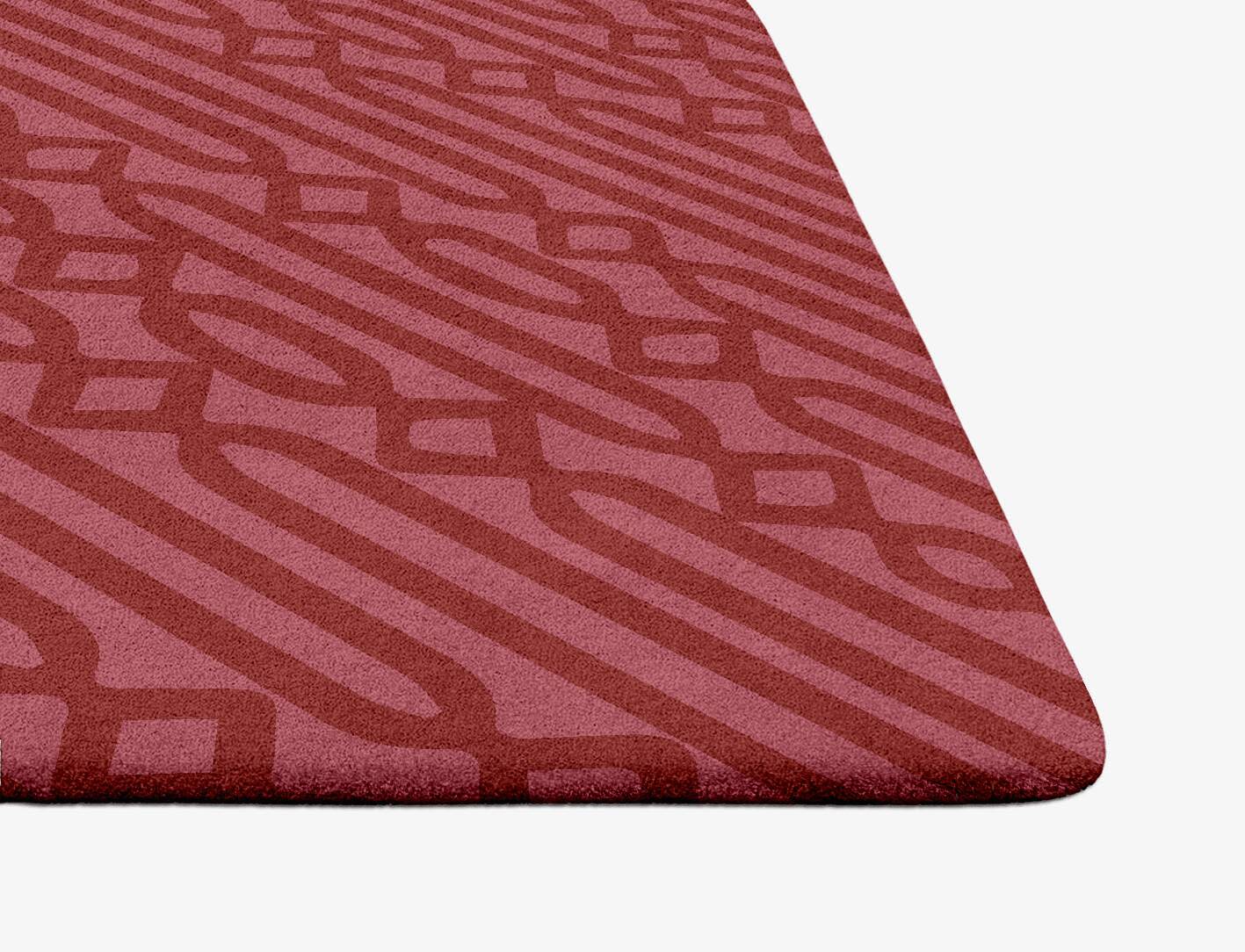 Cellulose Modern Geometrics Ogee Hand Tufted Pure Wool Custom Rug by Rug Artisan