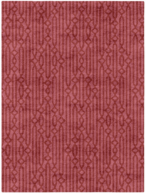 Cellulose Modern Geometrics Rectangle Hand Tufted Bamboo Silk Custom Rug by Rug Artisan