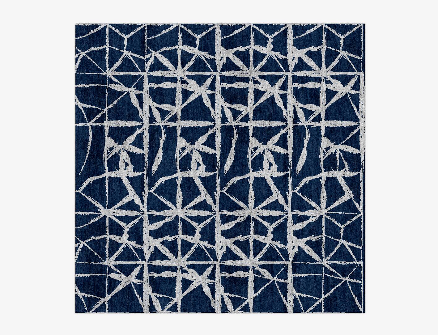 Chalk Batik Square Hand Knotted Bamboo Silk Custom Rug by Rug Artisan