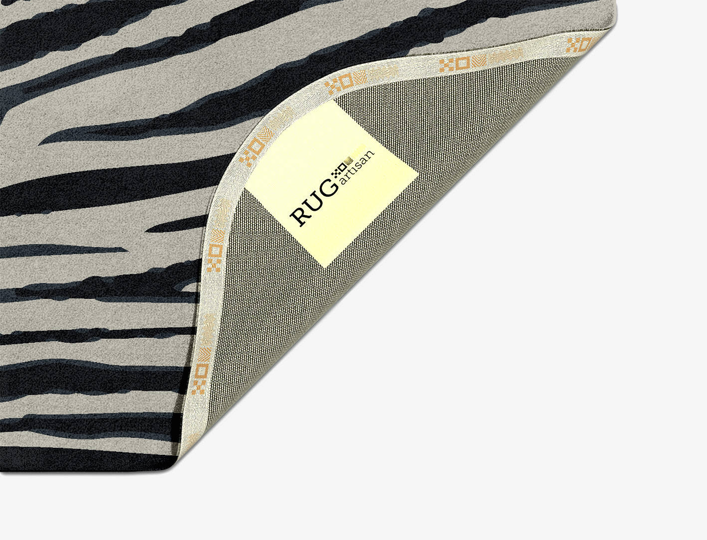 Chalk Stripes Monochrome Oblong Hand Tufted Pure Wool Custom Rug by Rug Artisan