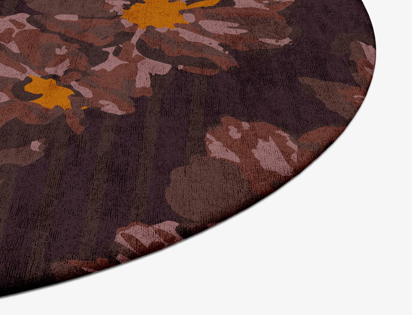 Chaplet Floral Oval Hand Tufted Bamboo Silk Custom Rug by Rug Artisan