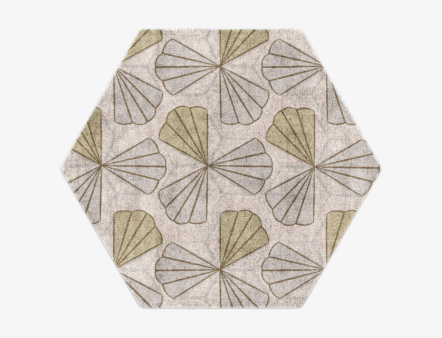 Charme Batik Hexagon Hand Knotted Bamboo Silk Custom Rug by Rug Artisan