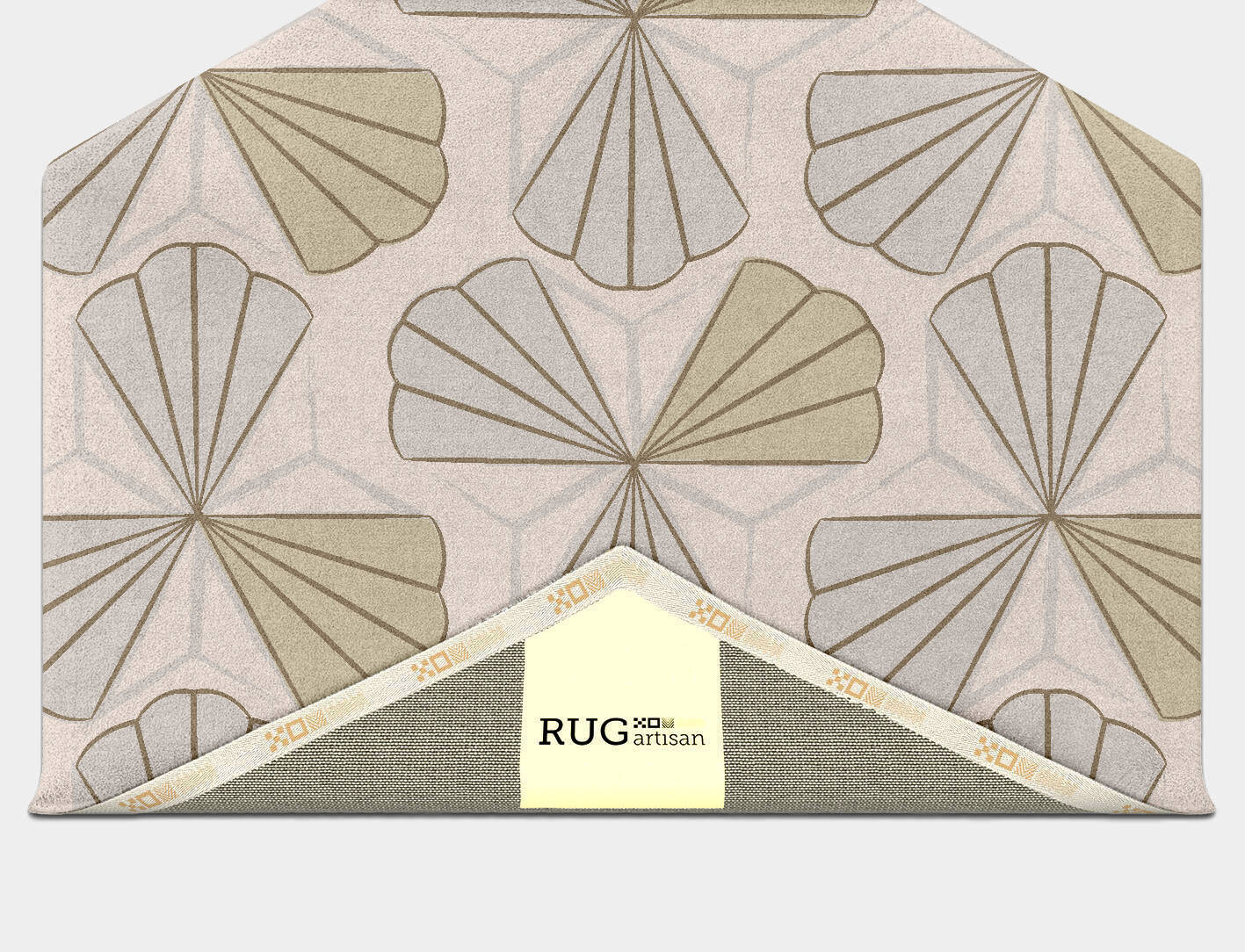 Charme Batik Hexagon Hand Tufted Pure Wool Custom Rug by Rug Artisan