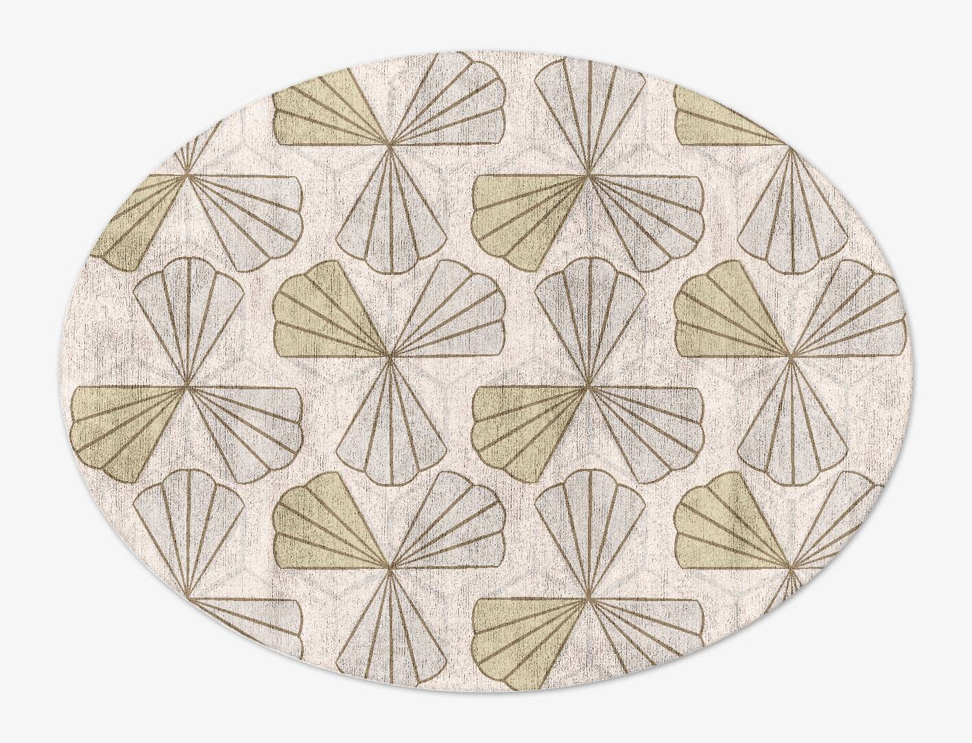 Charme Batik Oval Hand Tufted Bamboo Silk Custom Rug by Rug Artisan