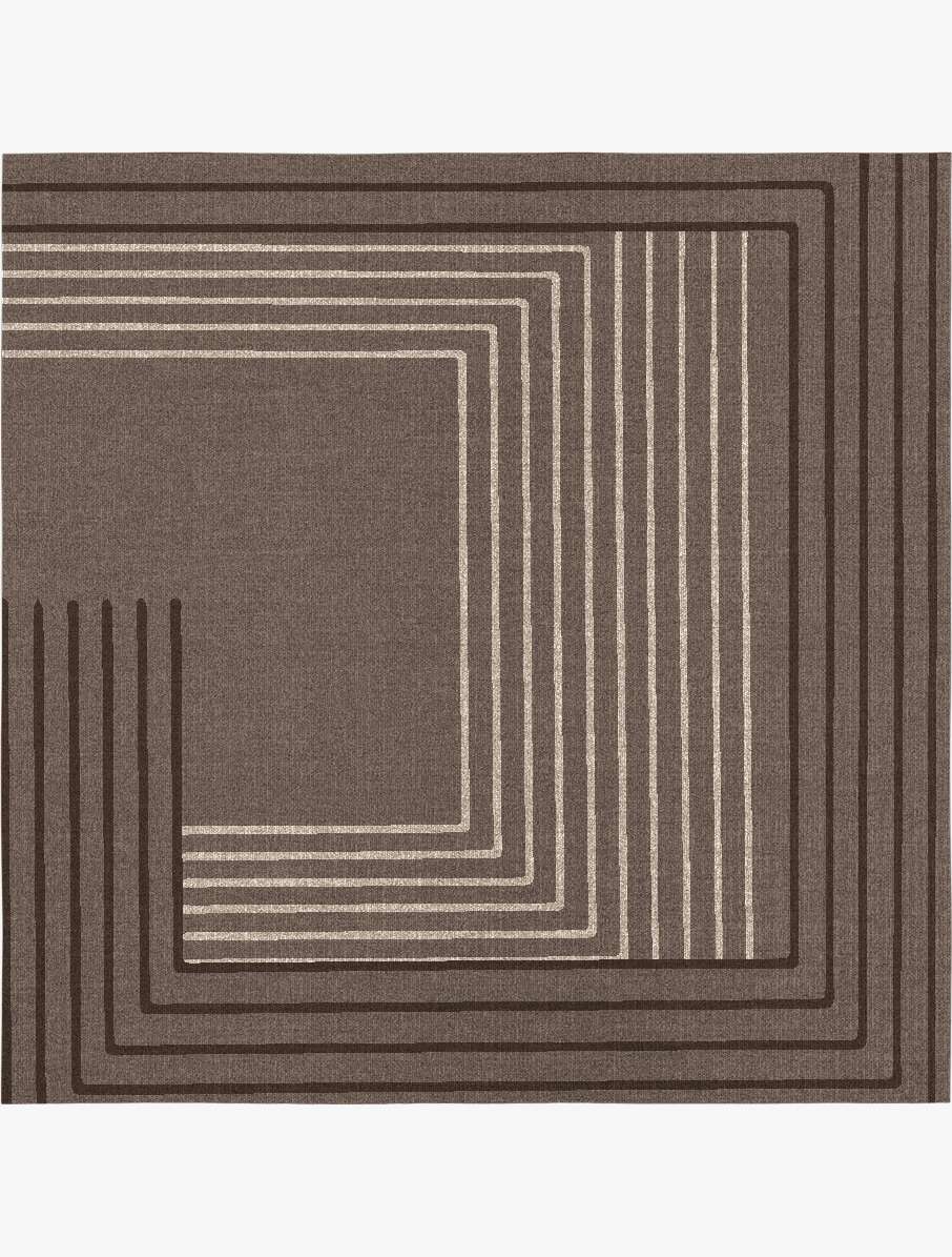Chassis Minimalist Square Flatweave New Zealand Wool Custom Rug by Rug Artisan
