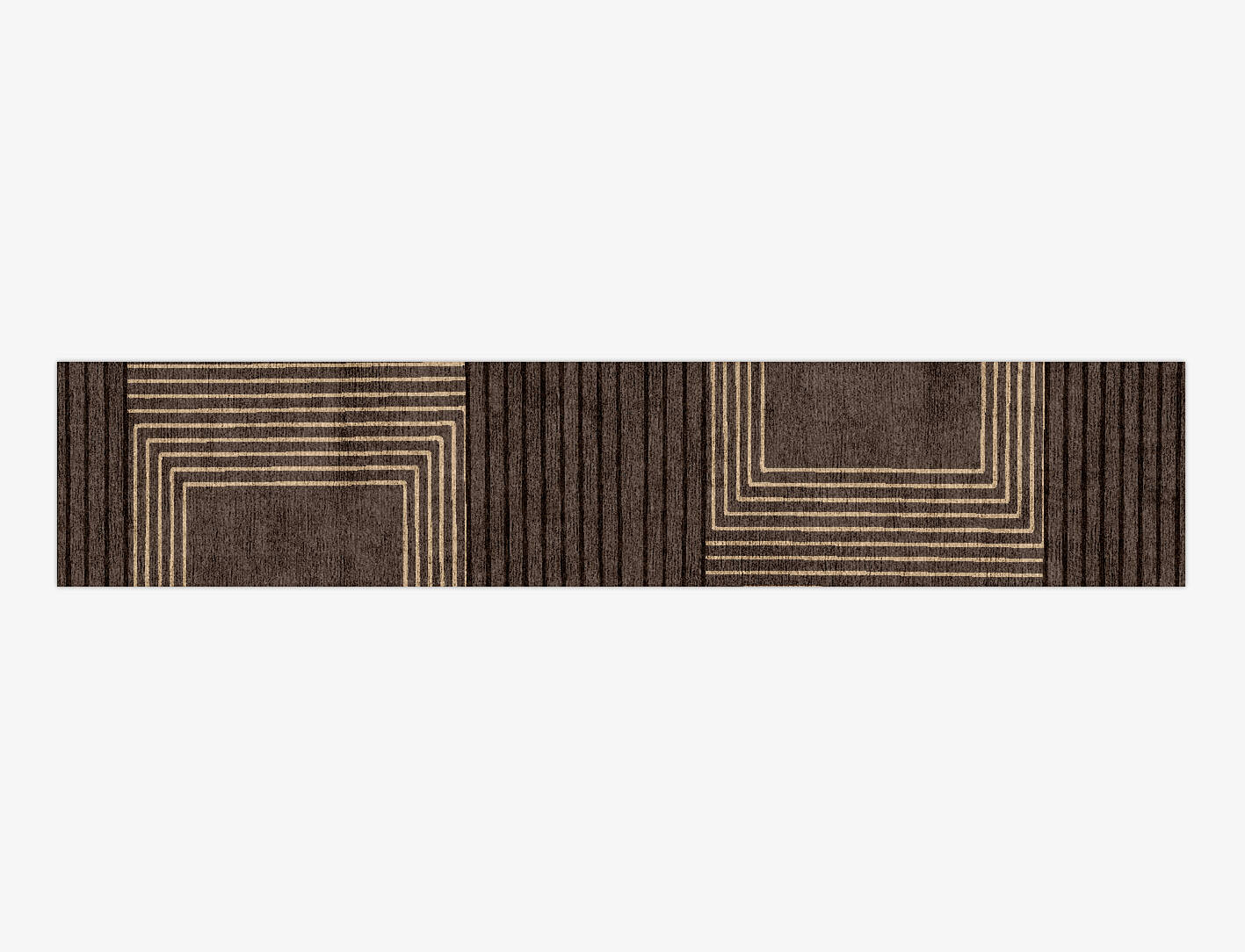 Chassis Minimalist Runner Hand Knotted Bamboo Silk Custom Rug by Rug Artisan