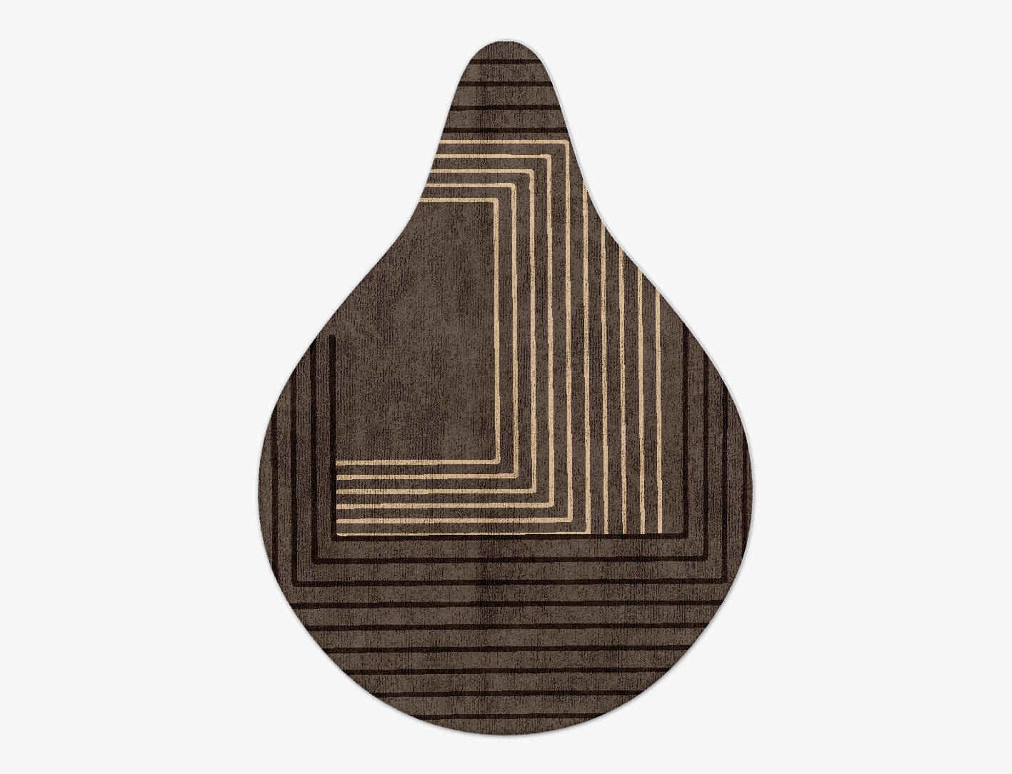 Chassis Minimalist Drop Hand Tufted Bamboo Silk Custom Rug by Rug Artisan