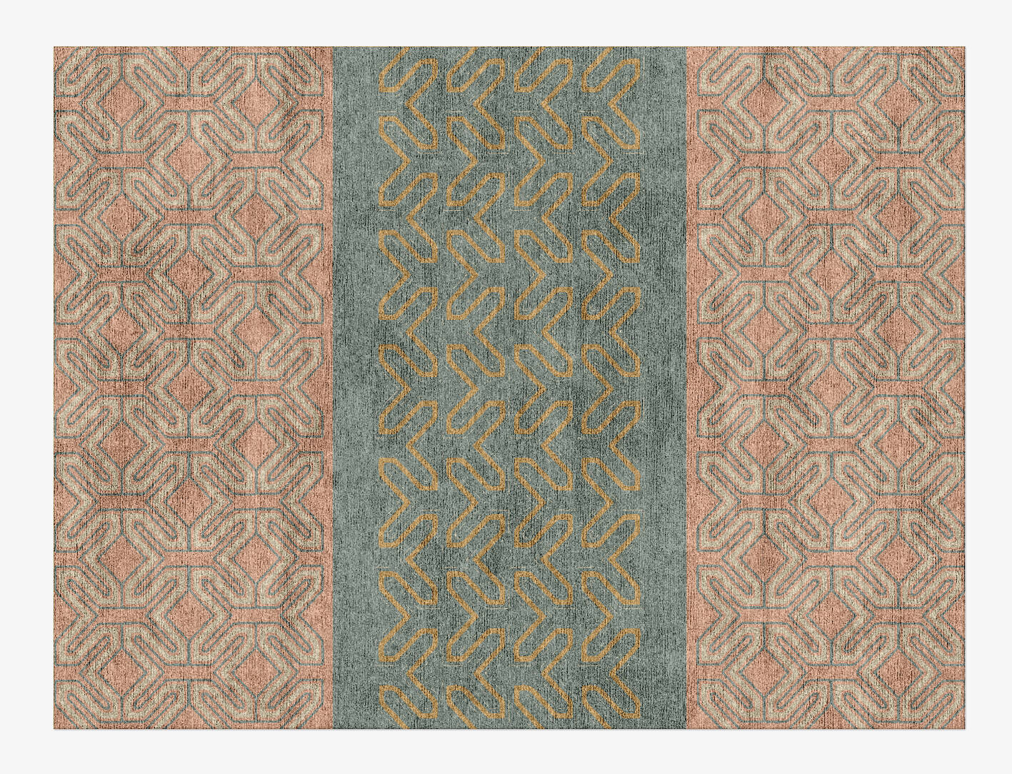 Chastity Blue Royal Rectangle Hand Knotted Bamboo Silk Custom Rug by Rug Artisan
