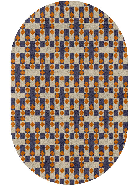 Checkers Geometric Capsule Hand Tufted Pure Wool Custom Rug by Rug Artisan