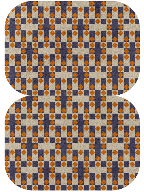 Checkers Geometric Eight Hand Tufted Pure Wool Custom Rug by Rug Artisan