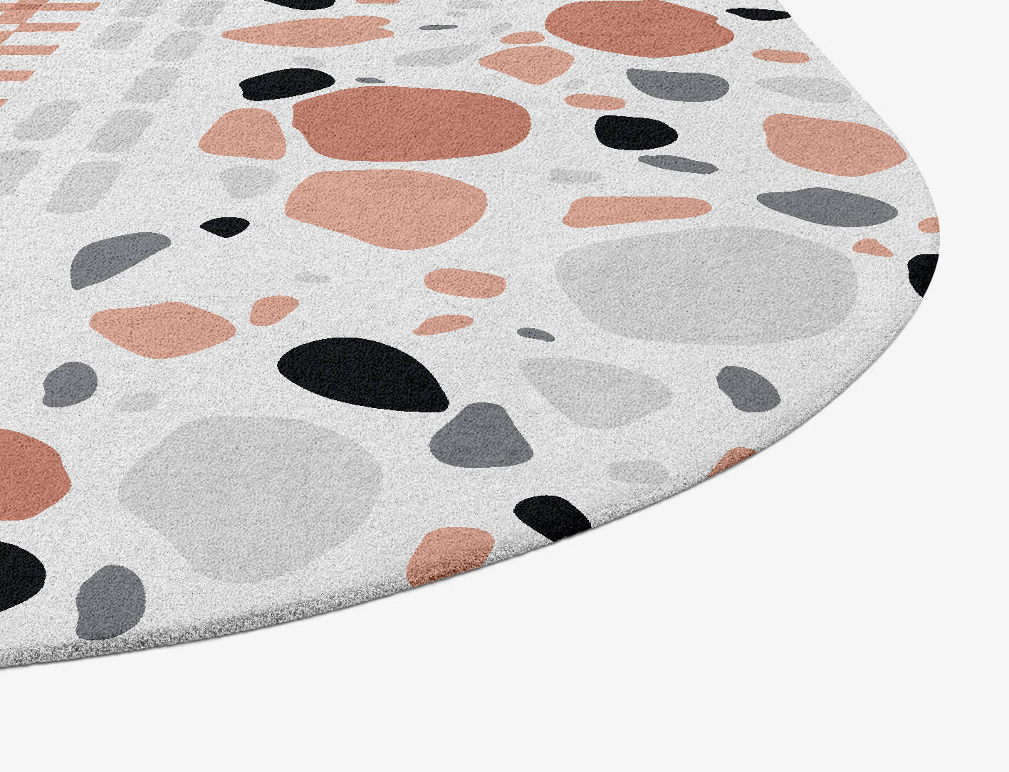 Checkpoint Terrazzo Play Oblong Hand Tufted Pure Wool Custom Rug by Rug Artisan