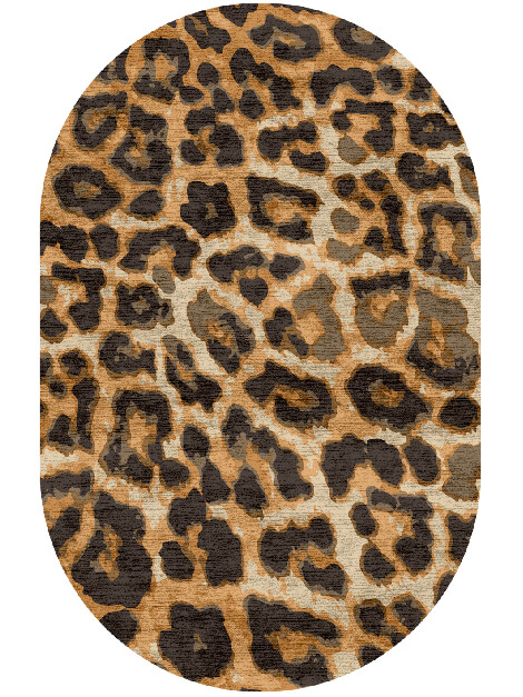 Cheetah Spots Animal Prints Capsule Hand Knotted Bamboo Silk Custom Rug by Rug Artisan