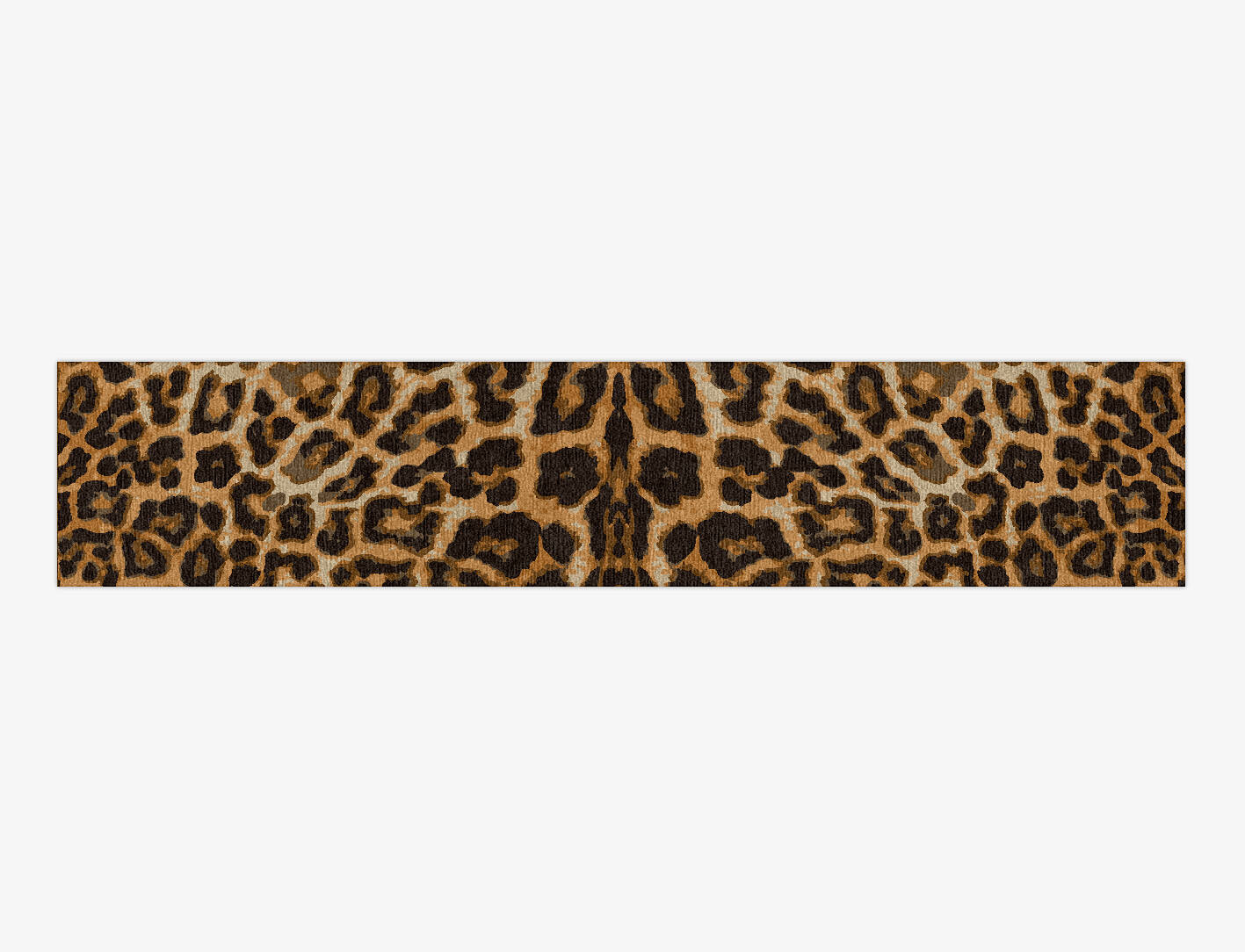 Cheetah Spots Animal Prints Runner Hand Knotted Tibetan Wool Custom Rug by Rug Artisan