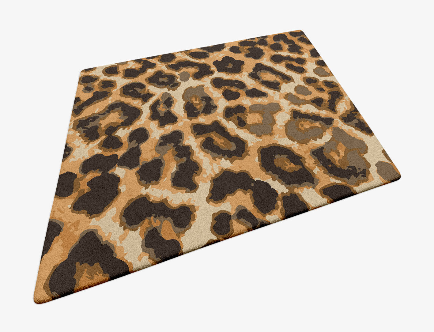 Cheetah Spots Animal Prints Diamond Hand Tufted Pure Wool Custom Rug by Rug Artisan
