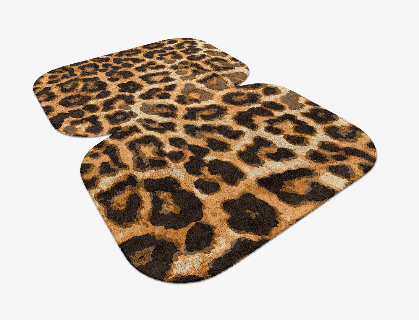 Cheetah Spots Animal Prints Eight Hand Tufted Bamboo Silk Custom Rug by Rug Artisan
