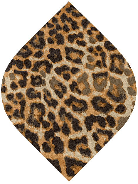 Cheetah Spots Animal Prints Ogee Hand Tufted Pure Wool Custom Rug by Rug Artisan