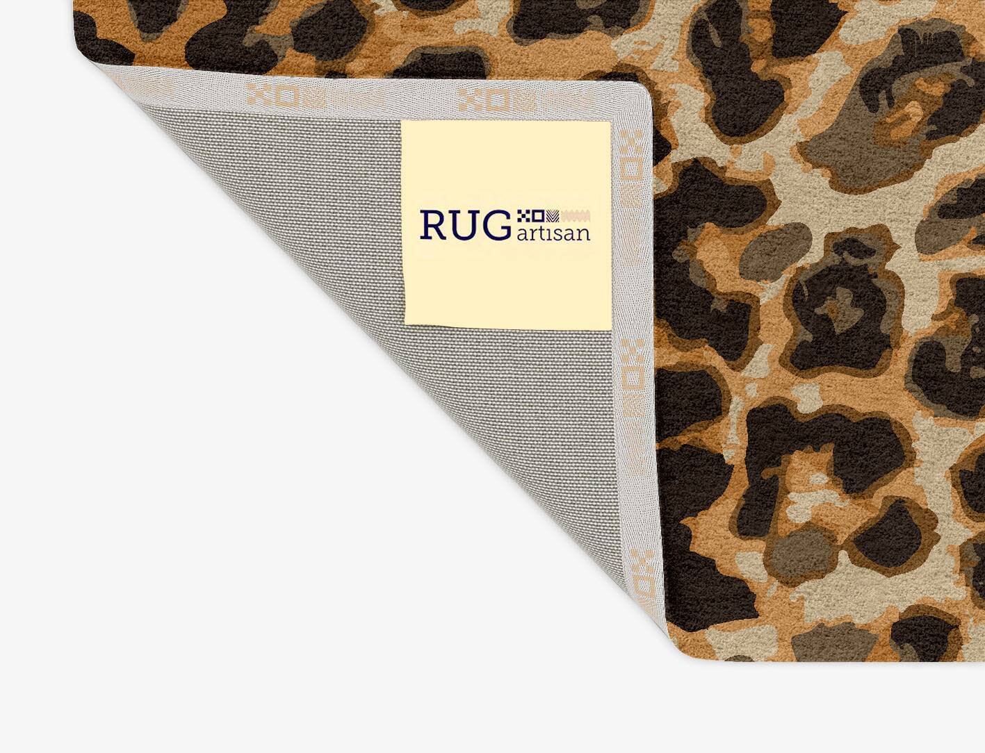 Cheetah Spots Animal Prints Rectangle Hand Tufted Pure Wool Custom Rug by Rug Artisan