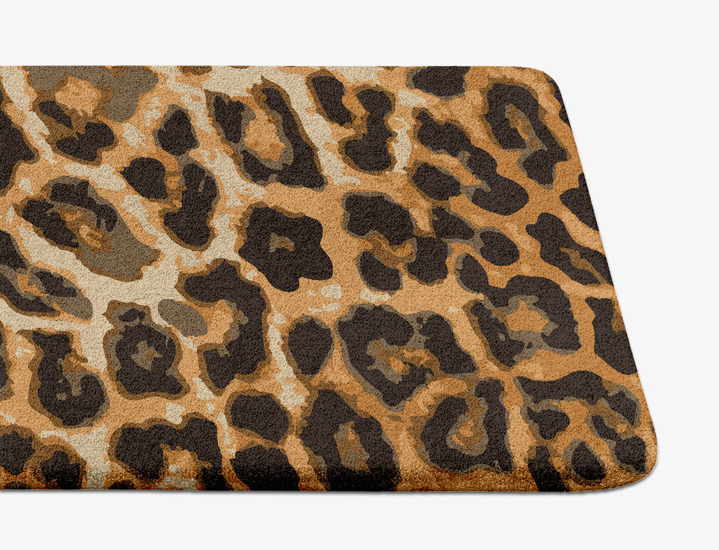 Cheetah Spots Animal Prints Runner Hand Tufted Pure Wool Custom Rug by Rug Artisan