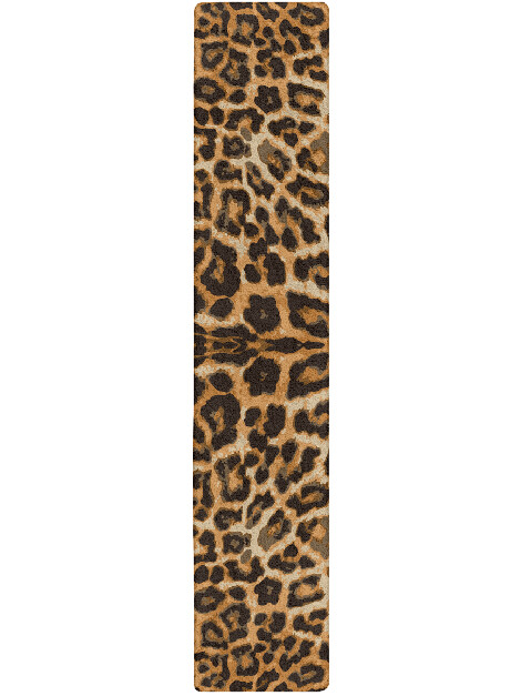 Cheetah Spots Animal Prints Runner Hand Tufted Pure Wool Custom Rug by Rug Artisan