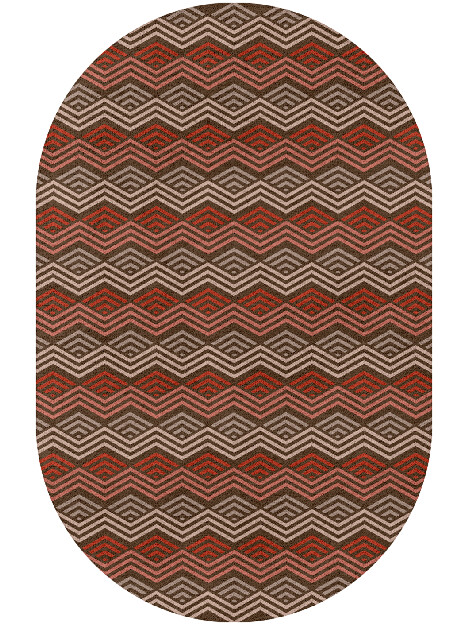 Chevron Wave Modern Geometrics Capsule Hand Tufted Pure Wool Custom Rug by Rug Artisan