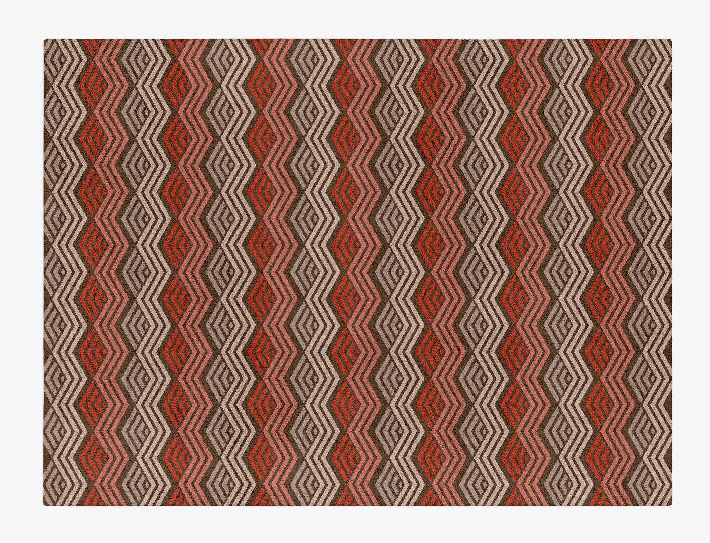 Chevron Wave Modern Geometrics Rectangle Hand Tufted Pure Wool Custom Rug by Rug Artisan