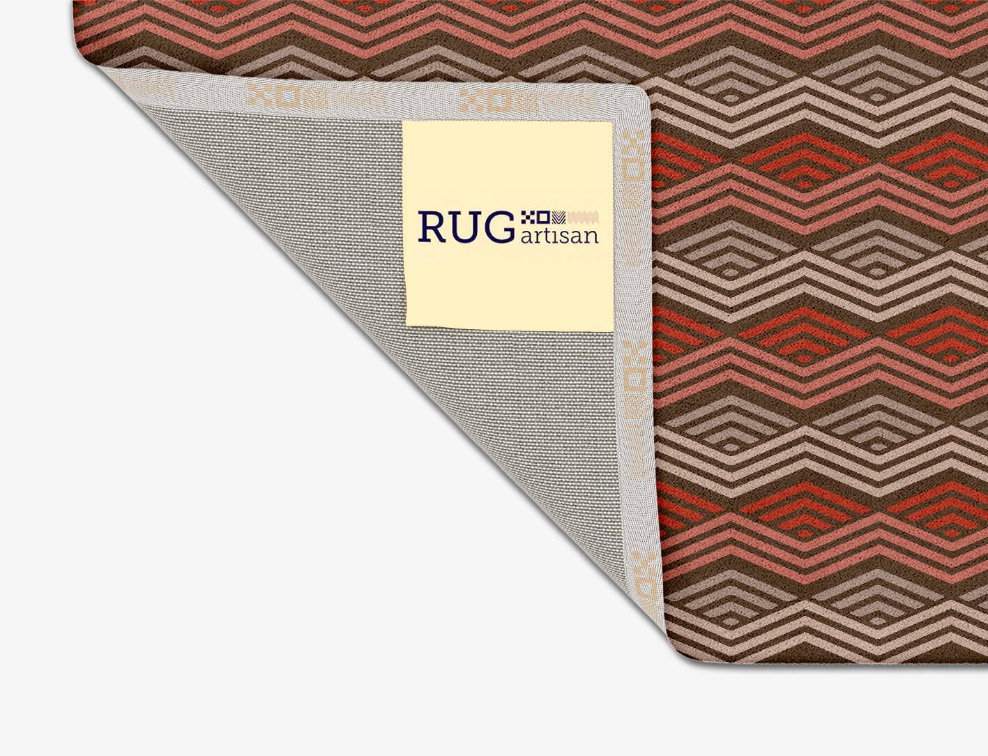 Chevron Wave Modern Geometrics Square Hand Tufted Pure Wool Custom Rug by Rug Artisan