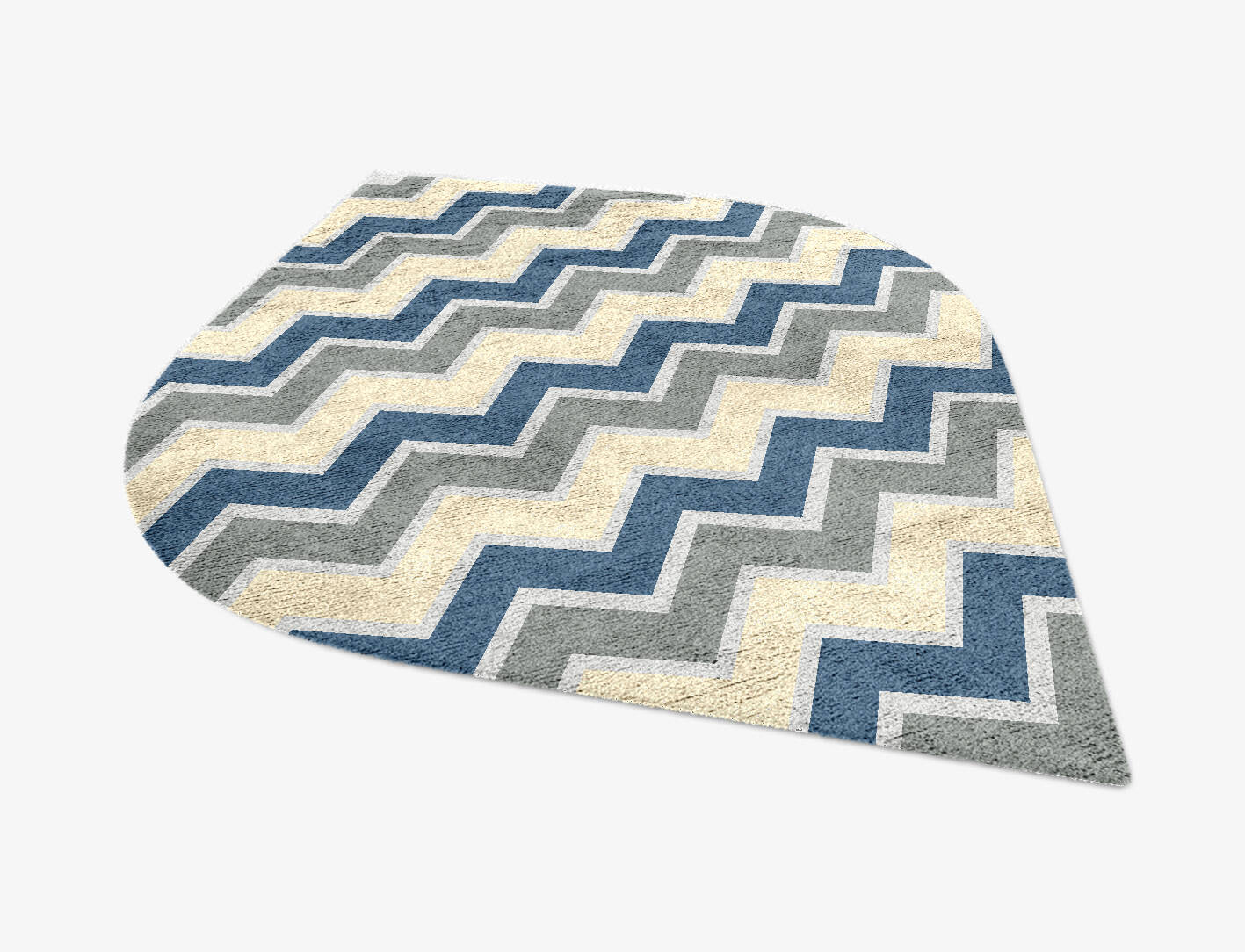 Chevy Kids Ogee Hand Knotted Bamboo Silk Custom Rug by Rug Artisan