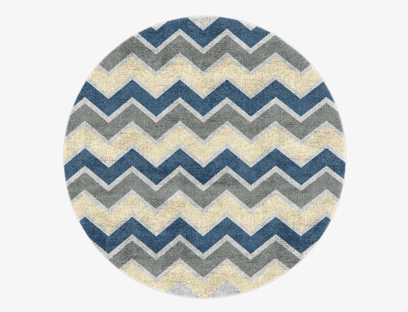 Chevy Kids Round Hand Knotted Bamboo Silk Custom Rug by Rug Artisan