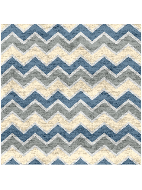 Chevy Kids Square Hand Knotted Bamboo Silk Custom Rug by Rug Artisan