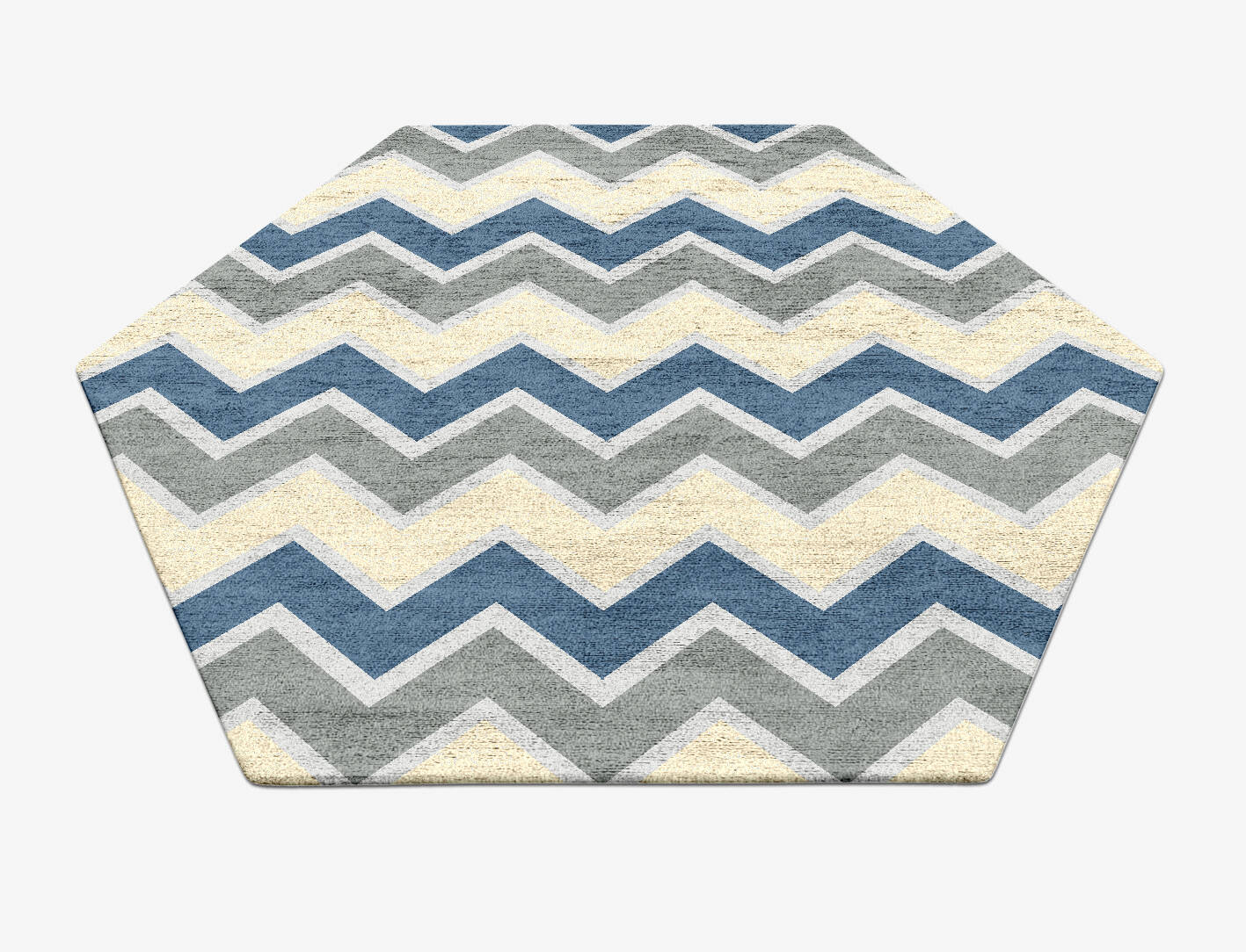 Chevy Kids Hexagon Hand Tufted Bamboo Silk Custom Rug by Rug Artisan