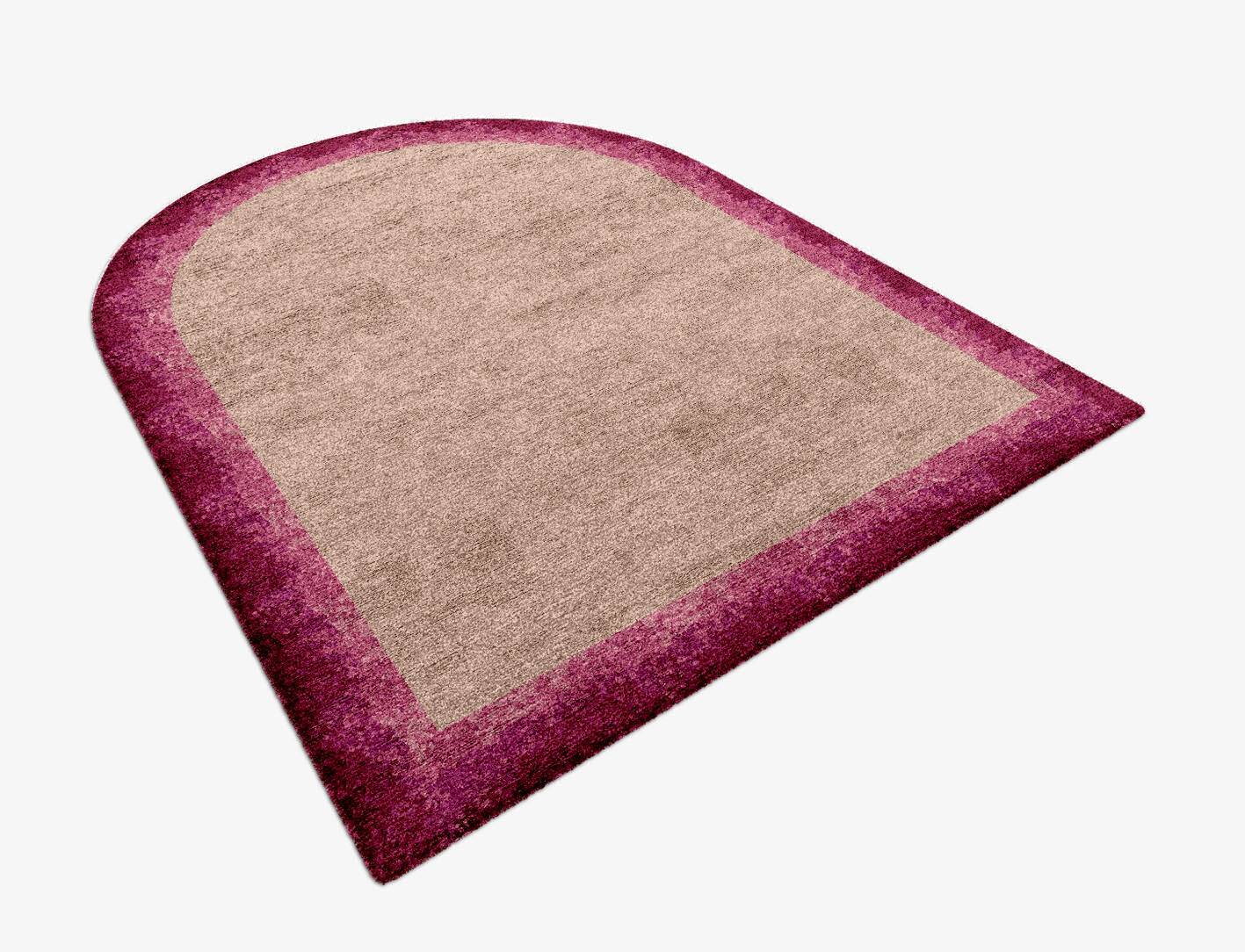 Chic Gradation Arch Hand Knotted Bamboo Silk Custom Rug by Rug Artisan