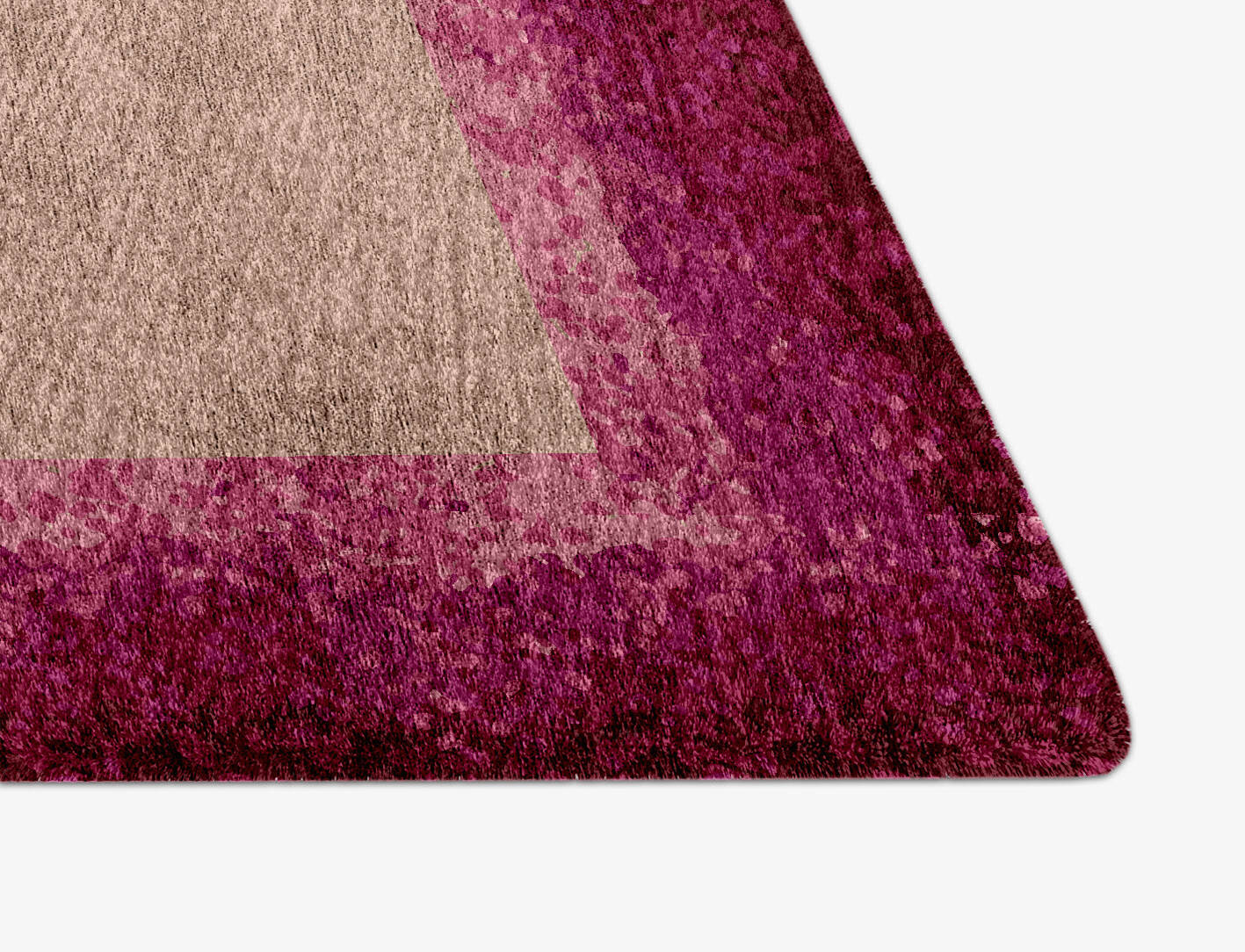 Chic Gradation Arch Hand Knotted Bamboo Silk Custom Rug by Rug Artisan