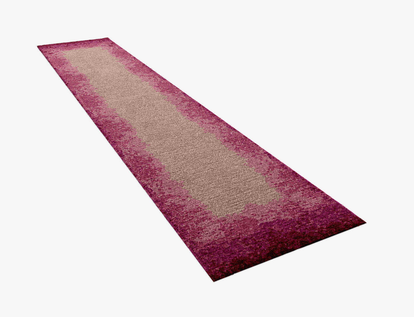 Chic Gradation Runner Hand Knotted Tibetan Wool Custom Rug by Rug Artisan