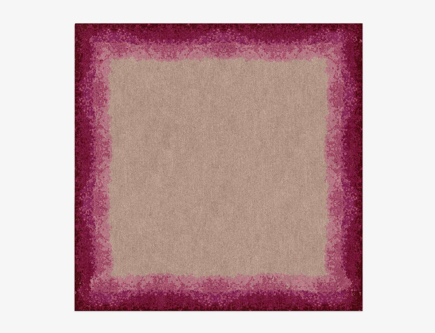 Chic Gradation Square Hand Knotted Tibetan Wool Custom Rug by Rug Artisan