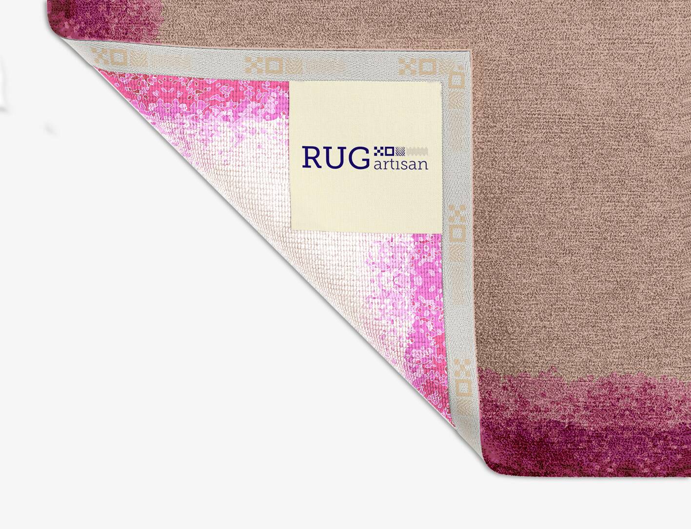 Chic Gradation Square Hand Knotted Tibetan Wool Custom Rug by Rug Artisan