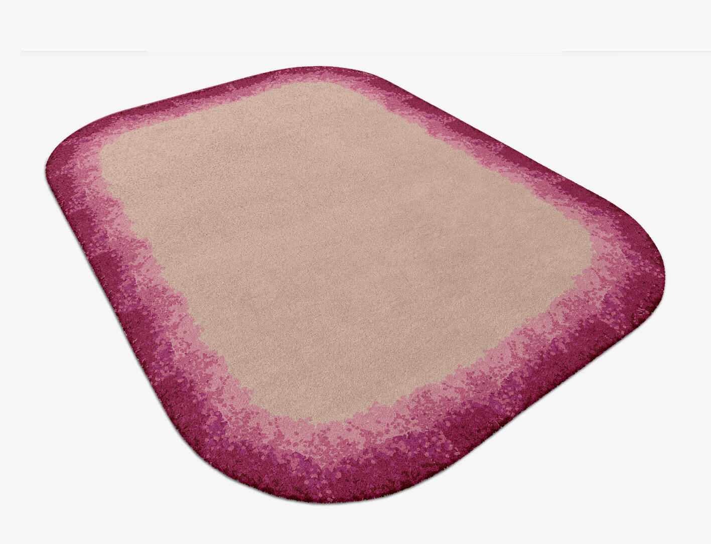 Chic Gradation Oblong Hand Tufted Pure Wool Custom Rug by Rug Artisan