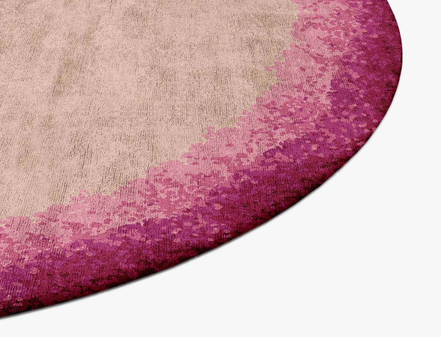 Chic Gradation Oval Hand Tufted Bamboo Silk Custom Rug by Rug Artisan