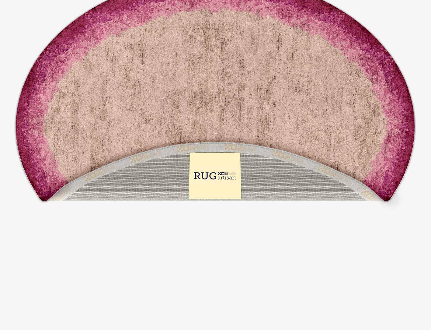 Chic Gradation Oval Hand Tufted Bamboo Silk Custom Rug by Rug Artisan