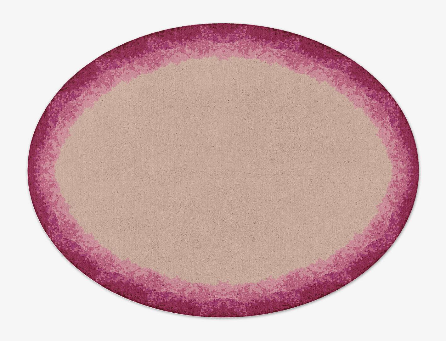Chic Gradation Oval Hand Tufted Pure Wool Custom Rug by Rug Artisan