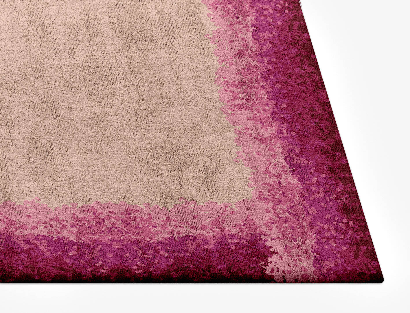 Chic Gradation Rectangle Hand Tufted Bamboo Silk Custom Rug by Rug Artisan