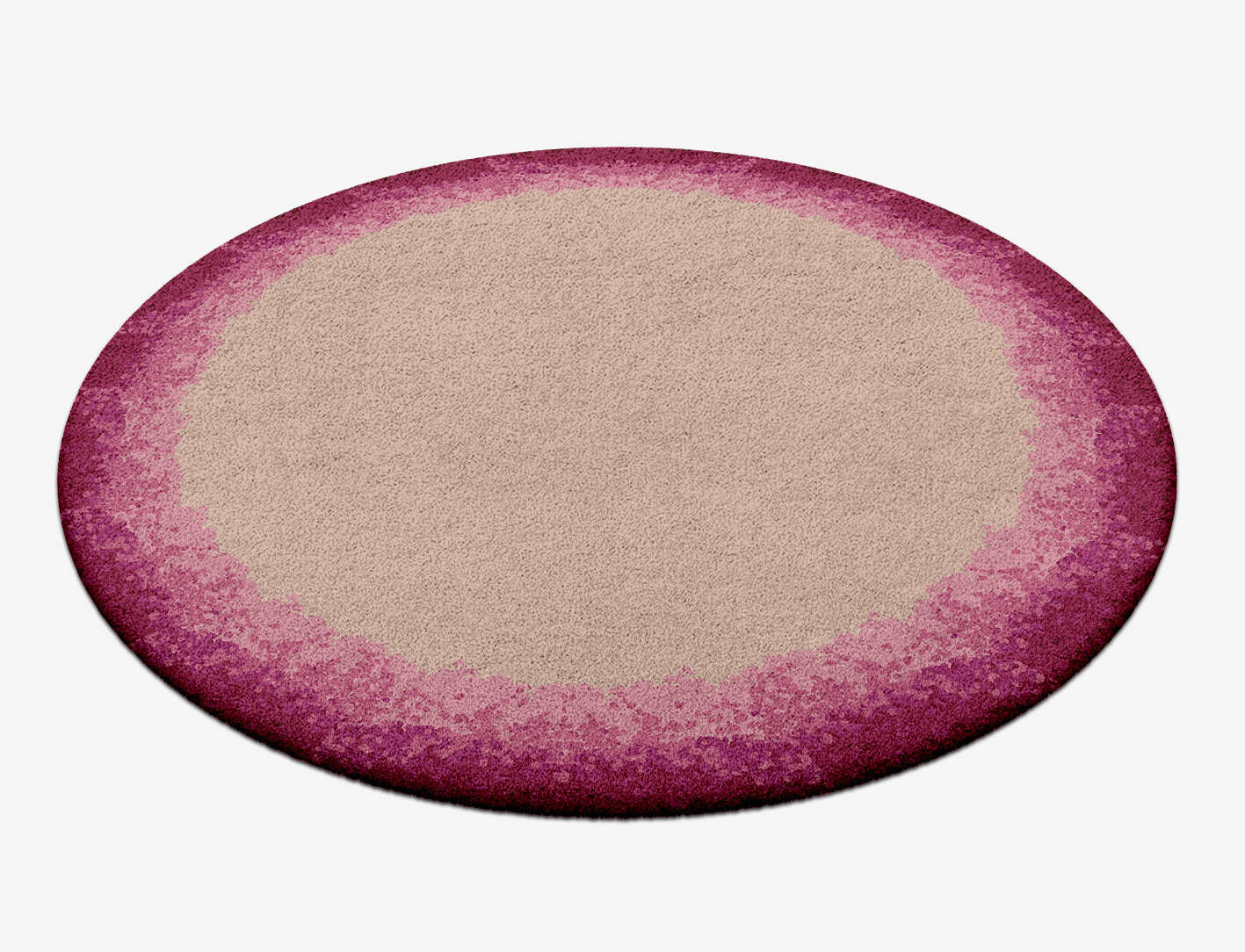 Chic Gradation Round Hand Tufted Pure Wool Custom Rug by Rug Artisan