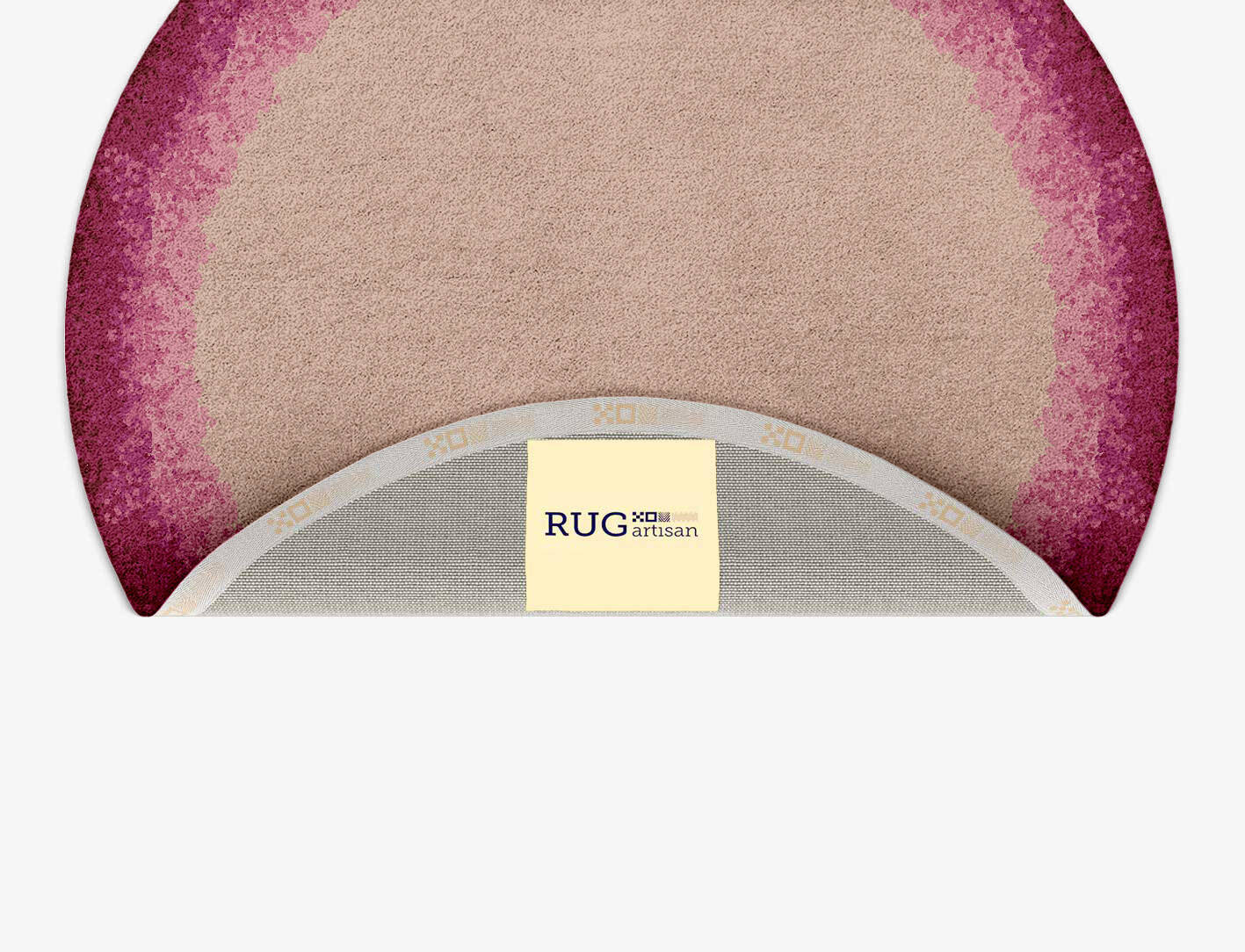 Chic Gradation Round Hand Tufted Pure Wool Custom Rug by Rug Artisan