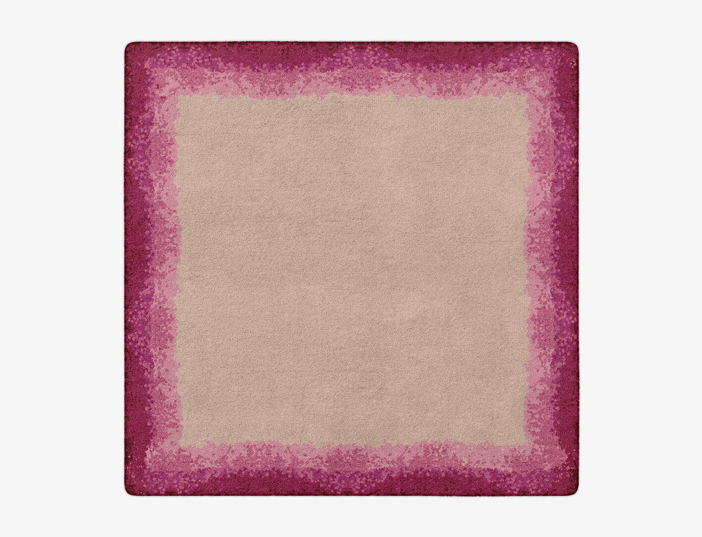 Chic Gradation Square Hand Tufted Pure Wool Custom Rug by Rug Artisan