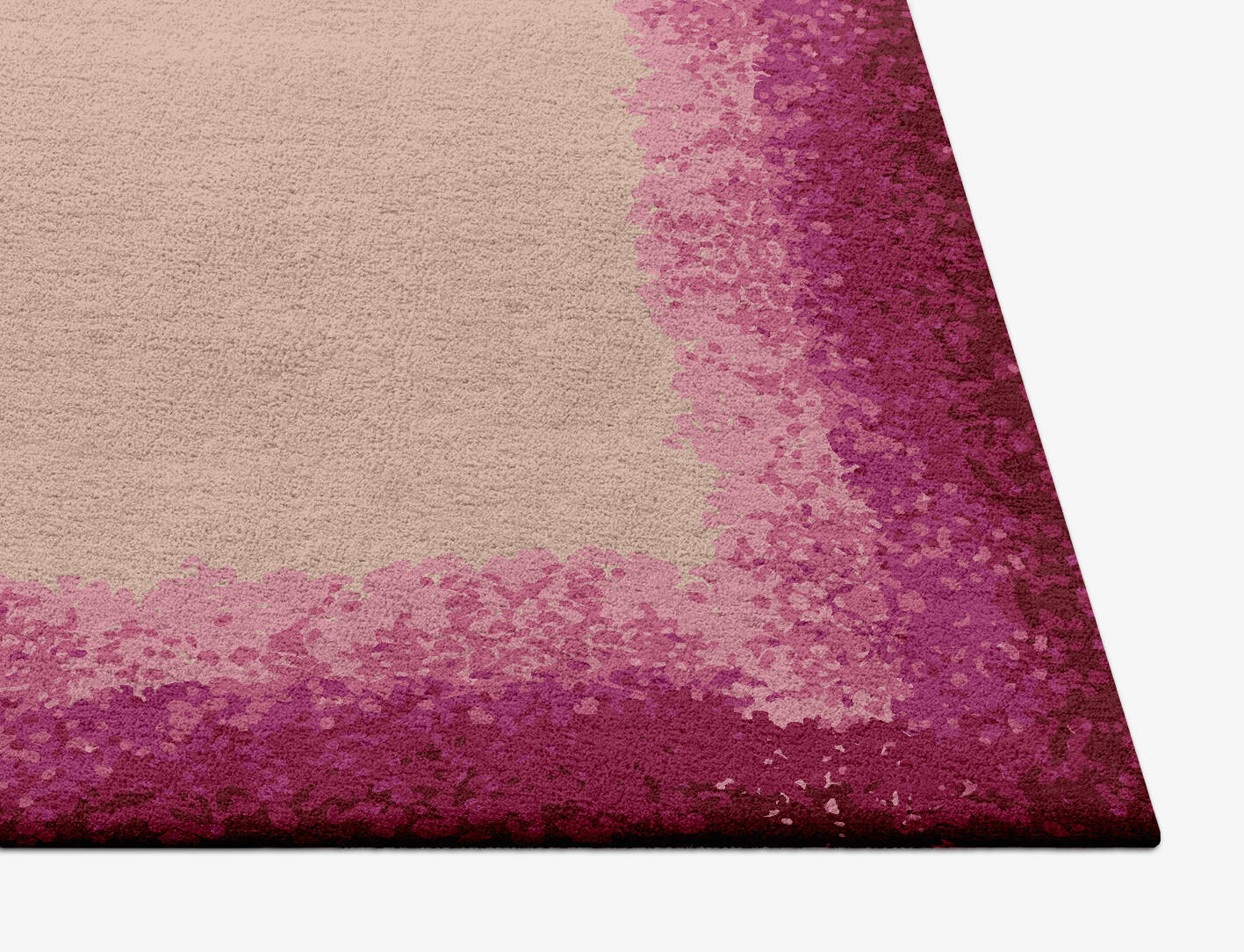 Chic Gradation Square Hand Tufted Pure Wool Custom Rug by Rug Artisan