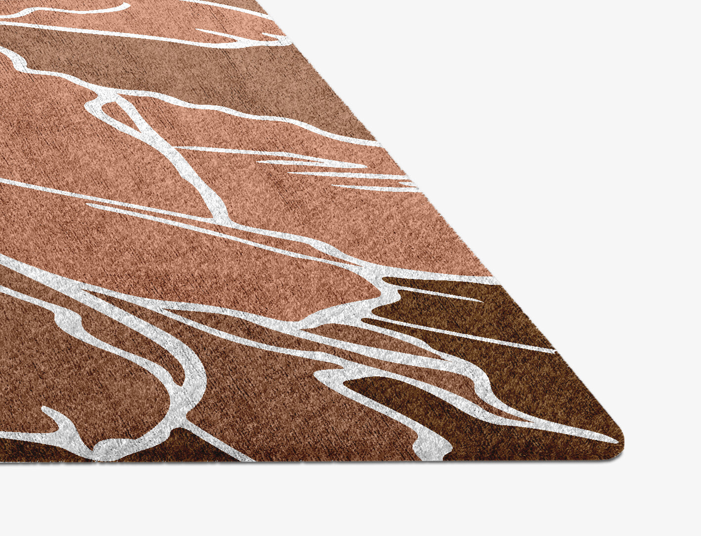 Chrysanthemum Field of Flowers Diamond Hand Knotted Bamboo Silk Custom Rug by Rug Artisan