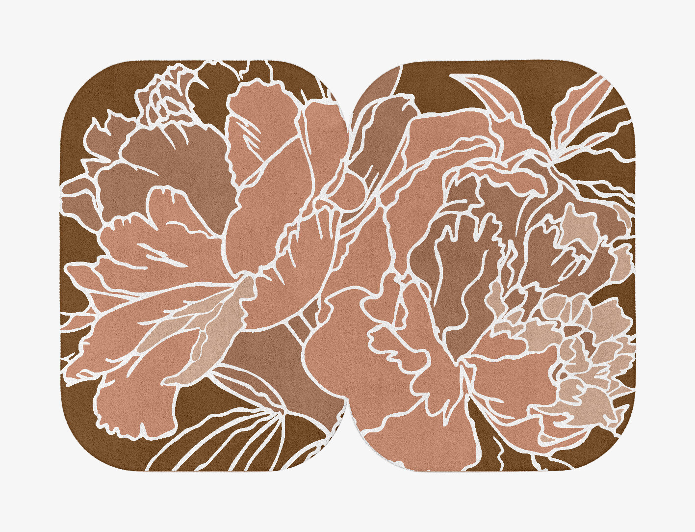 Chrysanthemum Field of Flowers Eight Hand Tufted Pure Wool Custom Rug by Rug Artisan